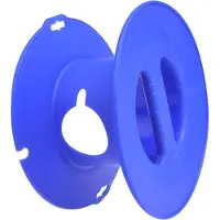 Proplus Carrete de cable vacío – Carrete de cable manual – Caja de cables de 1,5 mm² máx. 30 metros – Carrete de cable resistente para taller, jardín y camping