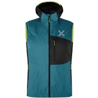 Montura - Traccia Octa Hooded Vest - Chaleco de fibra sintética size L, turquesa