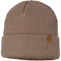 Maximo - Kid's Rippen Mütze m. Umschlag - Gorro size 49 cm, marrón