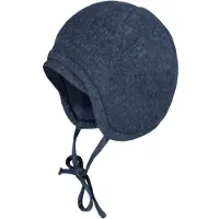 Maximo - Baby's Jersey Fleece Mütze m. Band - Gorro size 43 cm, azul