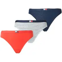 Tommy Hilfiger Underwear Tanga 'Heritage' navy / rojo / blanco lana