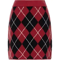 MyMo ROCKS Falda rojo / negro / blanco
