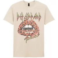 Def Leppard Camiseta 'Lips' blanco natural