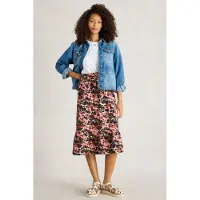 White Stuff Ava Reversible Skirt Green Multi Talla: 8 | Faldas Midi Outlet | Mujer | Verde