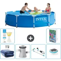 Intex Piscina inflable rectangular - 305x76 cm - de 5 piezas - modelo S81