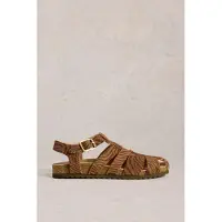 White Stuff Hettie Fisherman Footbed Brown Multi Talla: 5 | Chancletas Outlet | Mujer | Marrón