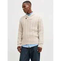 Jack & jones Premium Jersey 'JPRBLUSEAN' beige claro