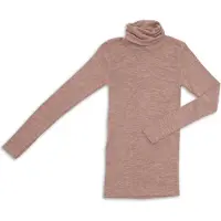 Engel - Women's Long-Sleeved Roll Neck - Ropa interior de seda size 38/40, marrón