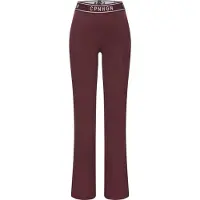 LASCANA Pantalón deportivo chocolate / blanco