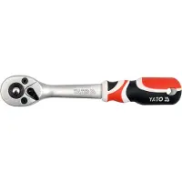 YATO Llave de trinquete de 1/4" con sistema de liberación rápida