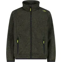 CMP - Boy's Jacket Jacquard Knitted - Forro polar size 116, oliva