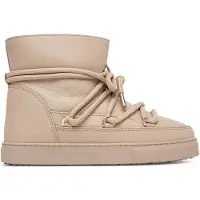 INUIKII para mujer. 1001.003.0252 Botas de Piel Full Leather beige (39), Plano, Cordones, Casual, Clásico, outlet 2026.