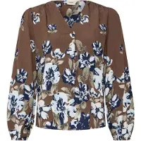 Fransa Blusa 'Frcarrie' crema / añil / azul claro / oliva