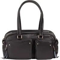 Dudu Toys Pocket Bolso para hombre Piel natural 33 cm negro