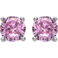 Luxenter Pendientes 'Iona' lila claro / plata