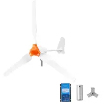 StarTech.com Aerogenerador horizontal - 1200 W, 24 V - Controlador híbrido viento-solar con MPPT/PWM - 3 aspas - Corriente alterna trifásica - IP67 - Protección contra sobrecarga