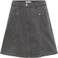 Object Falda 'OBJBINE' gris denim