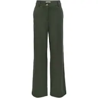 ONLY Pantalón 'ONLPOPTRASH-TAILORED' verde oscuro