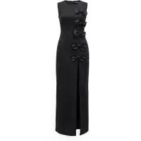 Marina Hoermanseder Vestido de noche negro