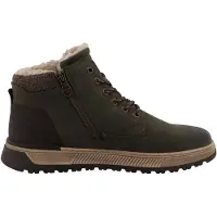 Tom Tailor Botas con cordones marrón oscuro / oliva