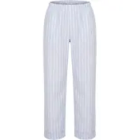 Hunkemoller Pantalón de pijama azul claro / blanco