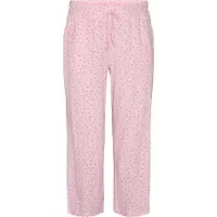 Zizzi Pantalón de pijama 'MPOINTY' rosa / rojo