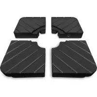Vonroc Losetas de parasol rellenables 40x40 cm - set de 4 | para parasol excéntrico