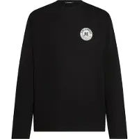 Karl Lagerfeld Camiseta 'Après Ski Club' gris / negro / blanco