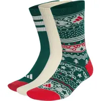 Adidas - Christmas Graphic Crew Sock 3 Pair Pack - Calcetines multifuncionales size 46-48, multicolor