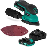 Vonroc Lijadora de palma 20V - 2.0Ah | Incluye 2 baterías y cargador rápido