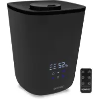 Vonroc Humidificador 4,5 litros - ultrasónico - esterilizador UV | Incl. mando a distancia