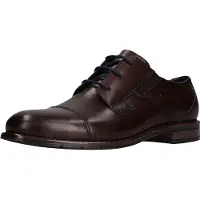 Bugatti Zapatos con cordón marrón oscuro