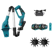 OEM Motocultivador eléctrico, motor de alto rendimiento, diseño ligero, juego de 2 baterías de 3.0Ah