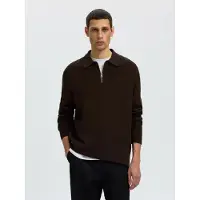 Selected Jersey 'SLHTeller' marrón oscuro