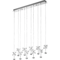 Stars of Light Pianopoli, Flexible, Cromo, Transparente, Acero inoxidable, Interior, IP20, Clase II