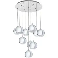 Eglo Conessa, Flexible, Cromo, Transparente, Transparente, Acero, Plástico, Interior
