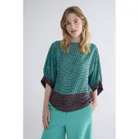 Summum Woman Top Border Print Peacock Talla: 38 | Blusas Outlet | Mujer