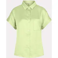 Esqualo Blouse S/slve Pocket Satin Look Apple Green Talla: 34 | Camisas Outlet | Mujer | Verde
