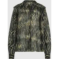 Circle of trust Agnes Blouse Bronze Tiger Talla: M | Manga Larga Outlet | Mujer | Marrón