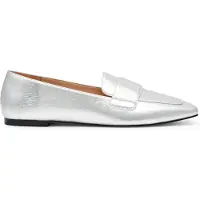 Steve madden Monarc Flat Shoes Silver Crinkle Talla: 36 | Mocasines Outlet | Mujer | Gris