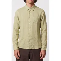 Guess Marciano GUESS Eco Ls Napa Linen Shirt Vetiver Leaf Multi Talla: L | Camisas Casuales Outlet | Hombre | Blanco