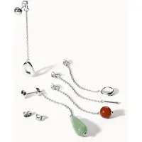 Purelei Magma Ohrringe Silver Talla: OS | Pendientes Outlet | Mujer | Gris