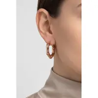 Purelei Hexagon Ohrringe Rosegold Talla: OS | Pendientes Outlet | Mujer | Rosa