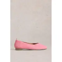 White Stuff Cheri Leather Ballerina Pump Mid Pink Talla: 4 | Bailarinas Outlet | Mujer | Rosa