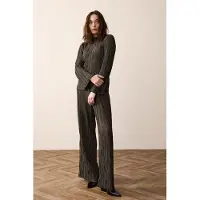 Summum Woman Pants Stripe Plisee Jersey Multicolour Talla: L | Pantalones Outlet | Mujer