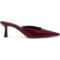 Steve madden Lisbeth Mules Burgundy Leather Talla: 39 | Pumps Outlet | Mujer | Marrón