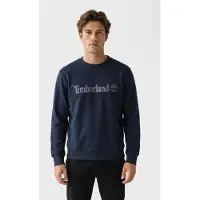 Timberland Northwood Linear Logo Bb Crew Sweatshirt Dark Sapphire Talla: XL | Jerséis Outlet | Hombre | Azul