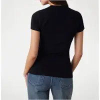 Guess Marciano GUESS Eco Ss Cn Alice Tee Jet Black A996 Talla: XS | Camisetas de Seda Outlet | Mujer | Negro