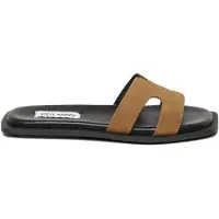 Steve madden Sofia Slides Camel Suede Talla: 40 | Chancletas Outlet | Mujer | Marrón