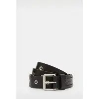 AllSaints Cole Belt Black/dull Nickel Talla: W34 | Cinturones Outlet | Hombre | Negro